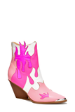 Taylor Bota Vaquera Flamas Rosa
