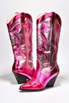 Kenia Bota Vaquera Rosa